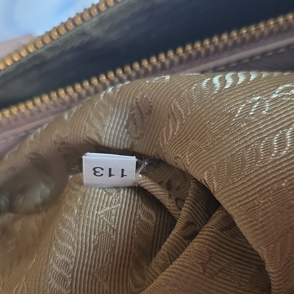 Prada Women's Tan Leather Tote Bag - Picture 11 of 16